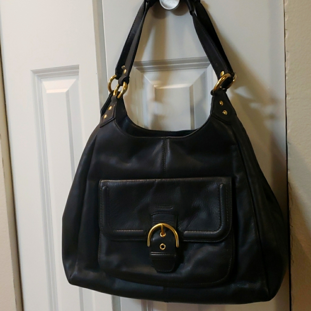 Vintage Coach Campbell /Hobo style  Black Purse